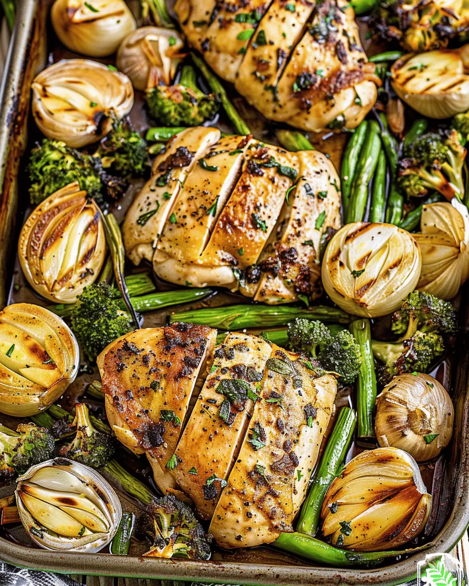 Sheet Pan Garlic Butter Chicken Meal: Easy Family Dinner Delight