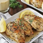 Slow Cooker Lemon Garlic Chicken