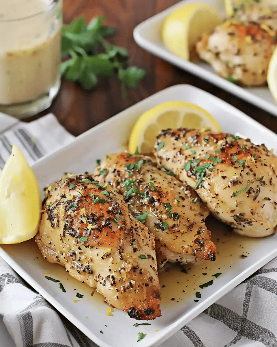 Slow Cooker Lemon Garlic Chicken: Easy Comfort Food Recipe