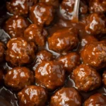 Slow Cooker Salisbury Steak Meatballs (Frozen Meatballs)