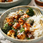 Sticky Chicken Rice Bowls