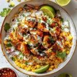 Street Corn Chicken Rice Bowl