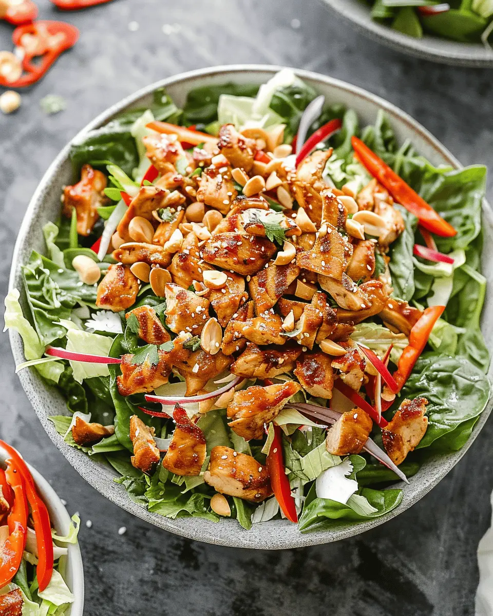 Thai Peanut Chicken Salad: A Healthy Twist You’ll Love