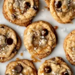 The Best Chewy Salted Caramel Chocolate Chip Cookies