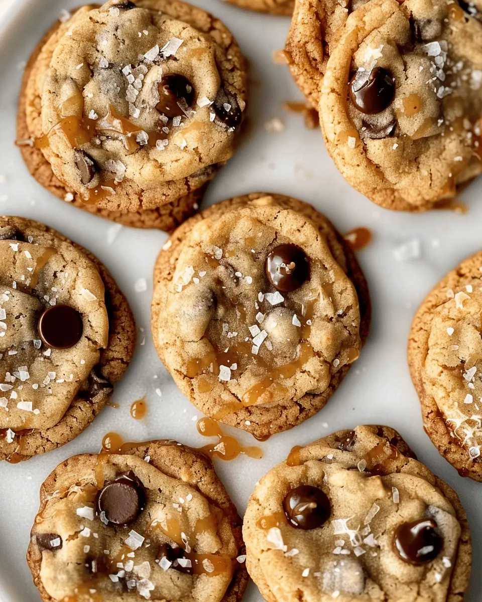 The Best Chewy Salted Caramel Chocolate Chip Cookies You’ll Love