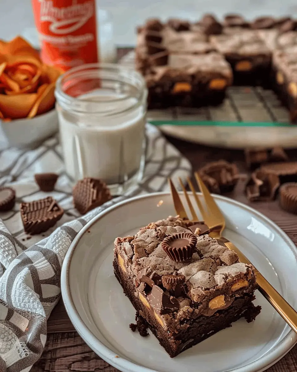 Easiest Fudgiest Peanut Butter Cup Dump Cake You’ll Ever Make