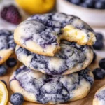 Lemon Blueberry Cheesecake Cookies