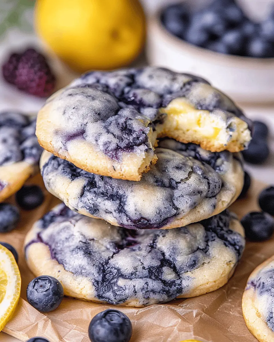 Lemon Blueberry Cheesecake Cookies: The Best Sweet Treats to Savor