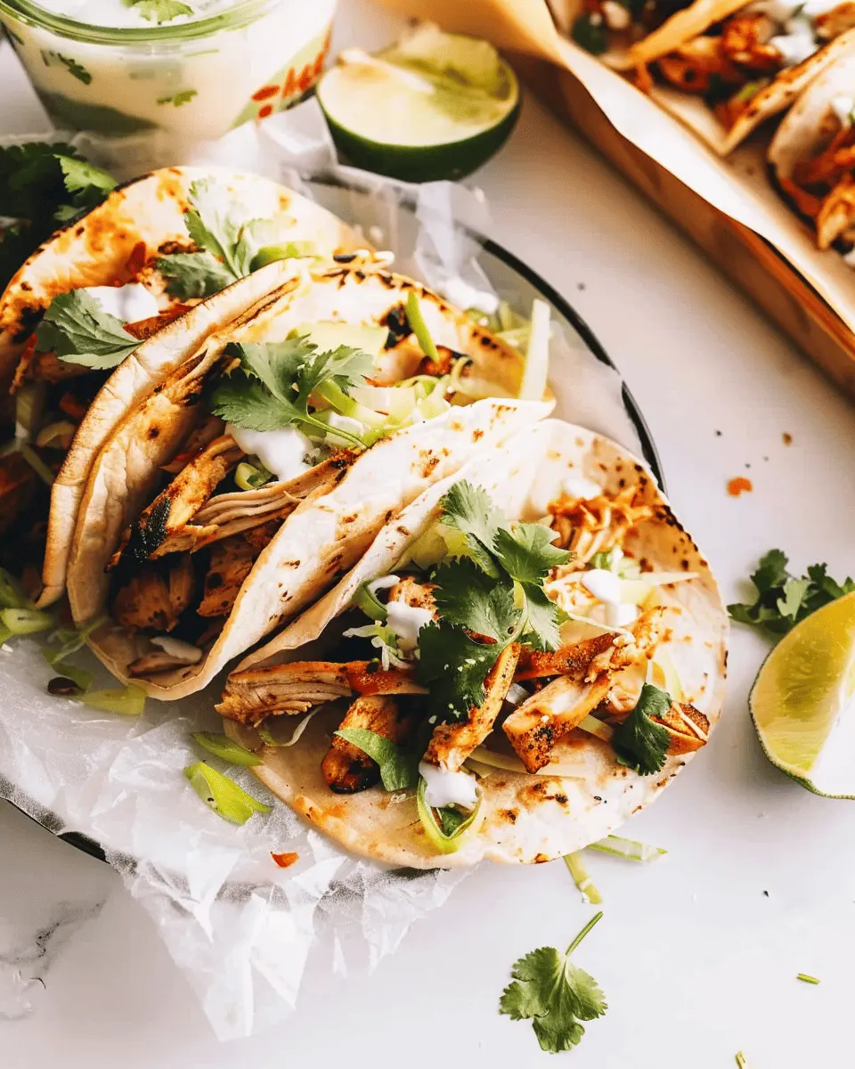 Chicken Street Tacos: Easy and Flavorful Dinner for Everyone