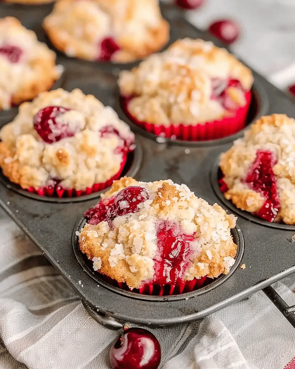 Cherry Cobbler Muffins: Easy and Indulgent Treat for Everyone