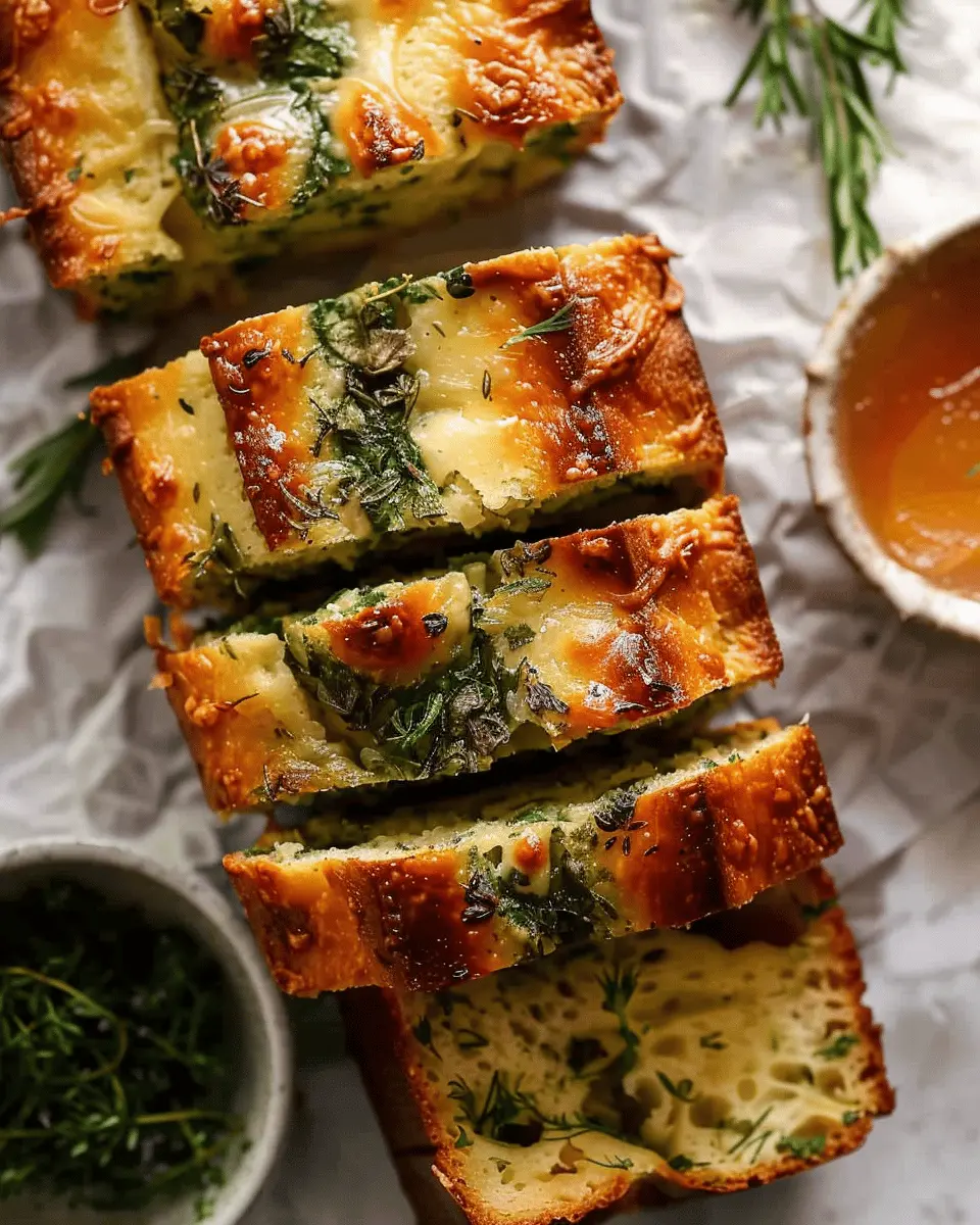 Cheese Herb Garlic Quick Bread: The Easy No-Yeast Delight