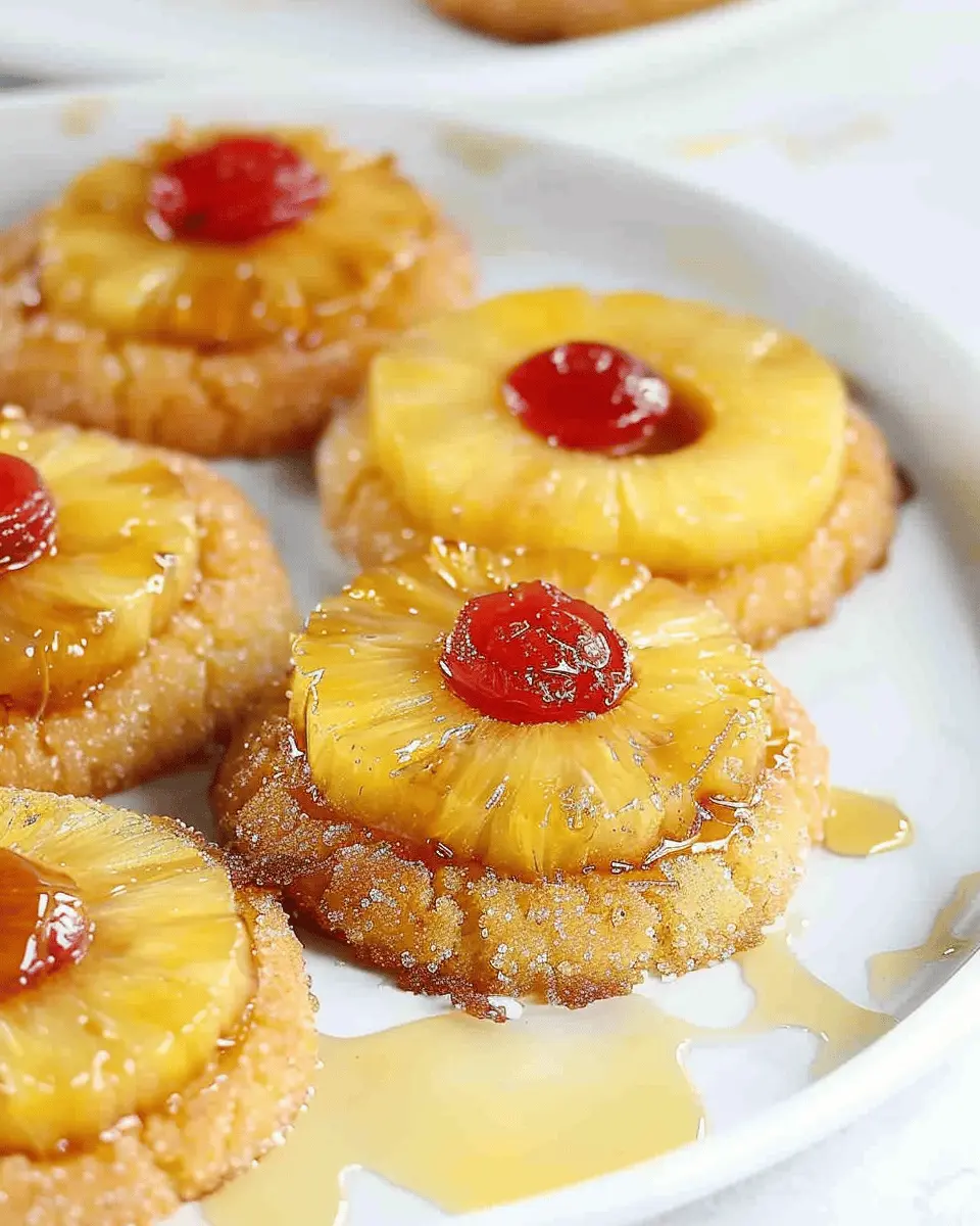 Pineapple Upside Down Sugar Cookies: The Best Sweet Treat for You