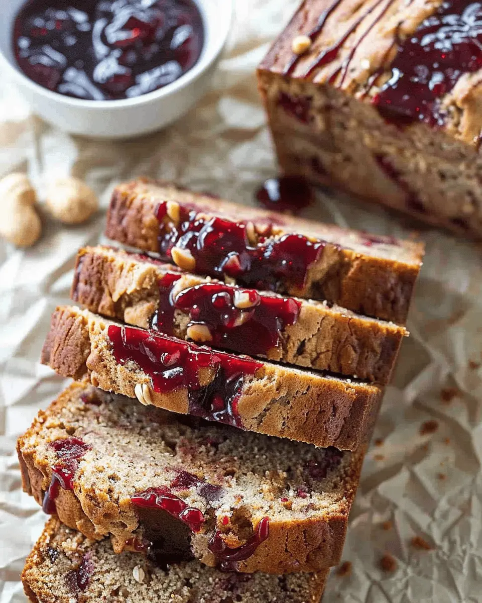 Peanut Butter and Jelly Banana Bread Recipe: The Best Homemade Treat