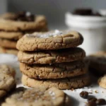 Espresso Brown Butter Toffee Cookies