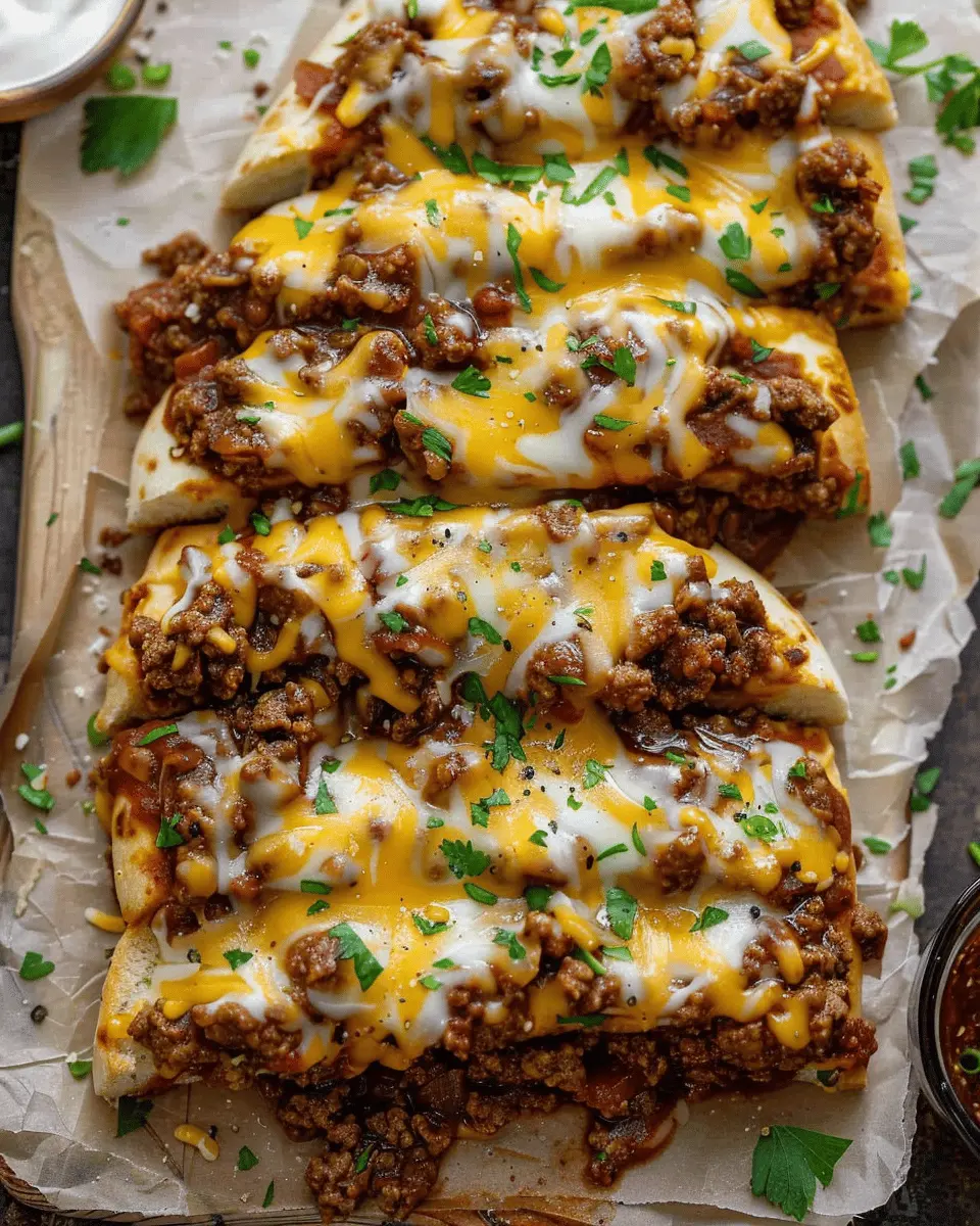 Garlic Bread Sloppy Joes: Indulgent Turkey Bacon Delight at Home