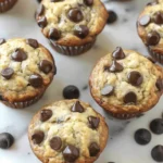 Perfect Banana Chocolate Chip Muffins
