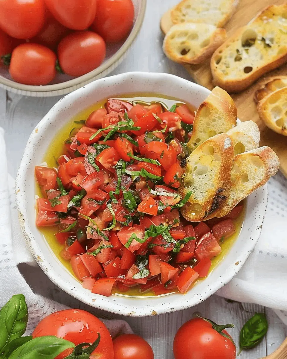 Bruschetta Dip: Easy Turkey Bacon & Chicken Ham Delight