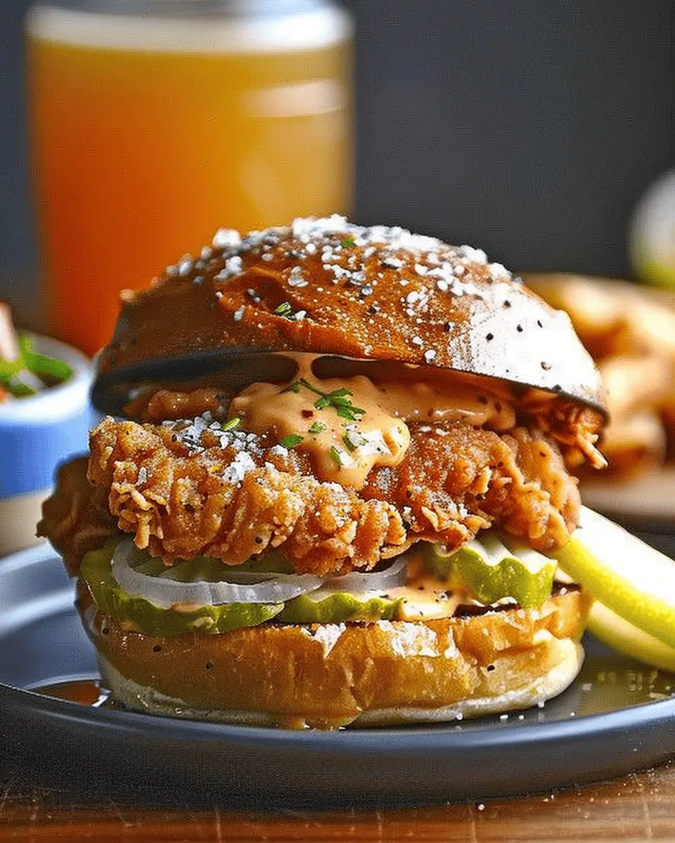 Lemon Pepper Wet Fried Chicken Sandwich: Your Best Homemade Indulgence