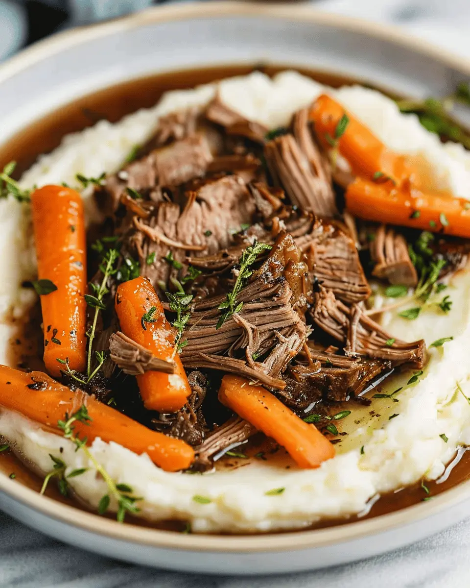 Slow Cooker Garlic Herb Pot Roast: Easy, Juicy Comfort Food