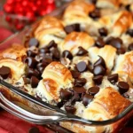 Chocolate Croissant Breakfast Bake