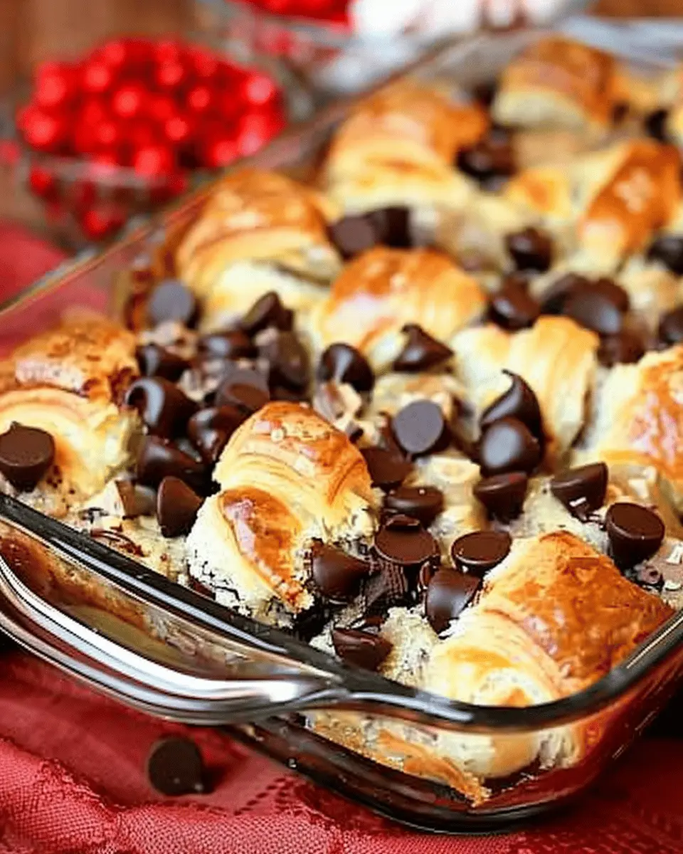 Chocolate Croissant Breakfast Bake: An Easy Indulgent Treat