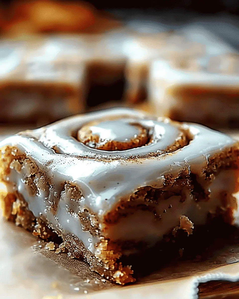 Cinnamon Roll Bliss Bars: Indulgent Treat for Homemade Joy