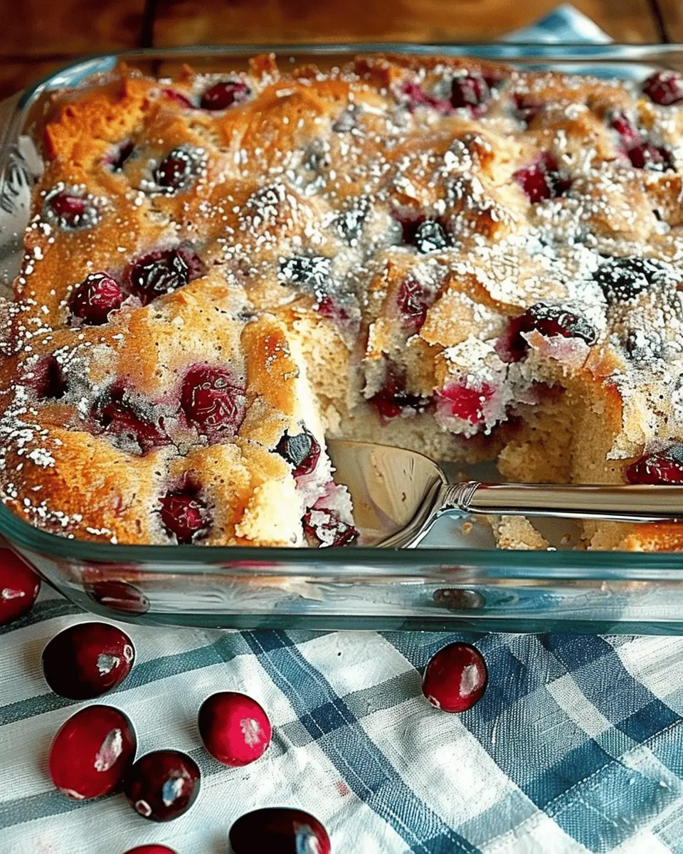 Cranberry & Orange Buttermilk Breakfast Cake: A Delightful Treat