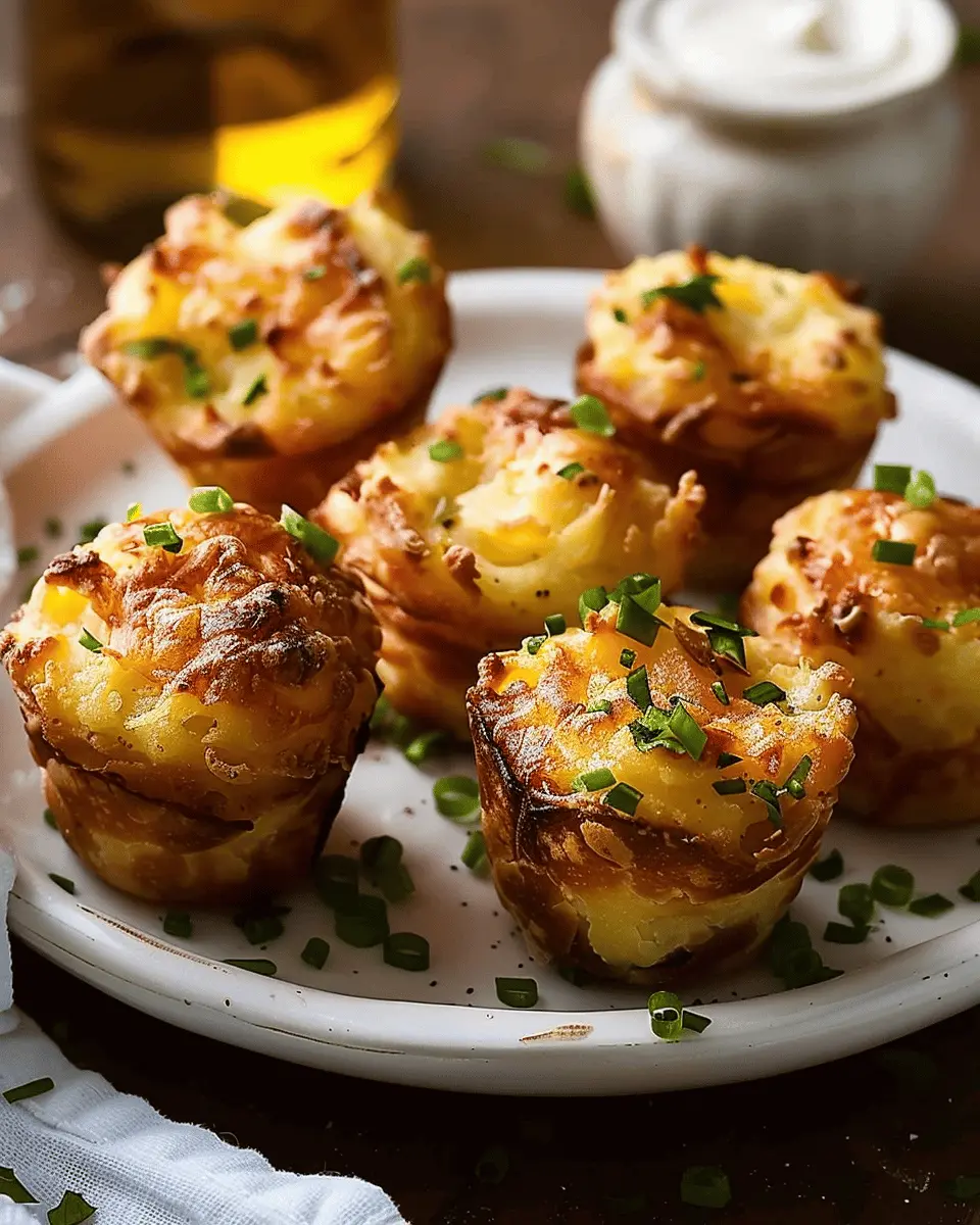 Easy Best Appetizers Recipes: Indulgent Cheesy Mashed Potato Puffs with Turkey Bacon and Chicken Ham