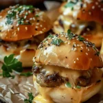 Easy Best Appetizers recipes : Garlic Parmesan Cheeseburger Bombs