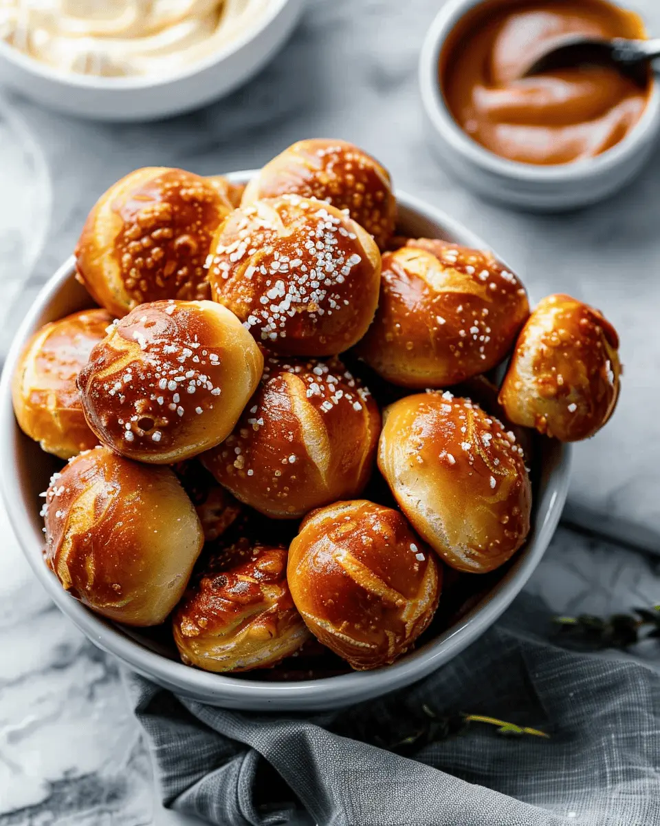 Easy Best Appetizers Recipes: Irresistible Soft Pretzel Bites