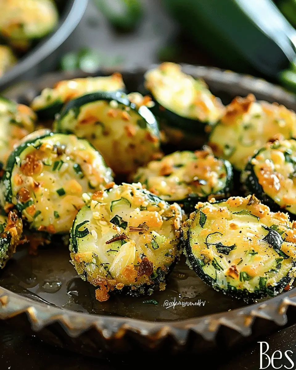 Easy Best Appetizers Recipes: Irresistible Zucchini Garlic Bites