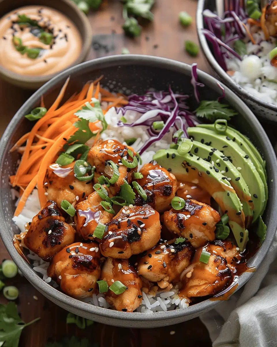 Easy Cheap Dinner Ideas: Flavorful Bang Bang Chicken Bowl Recipe