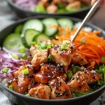 Easy Cheap Dinner Ideas : Bang bang chicken bowls