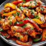 Easy Cheap Dinner Ideas : Cajun Chicken with Bell Peppers