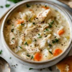 Easy Cheap Dinner Ideas : Creamy Chicken and Rice Soup