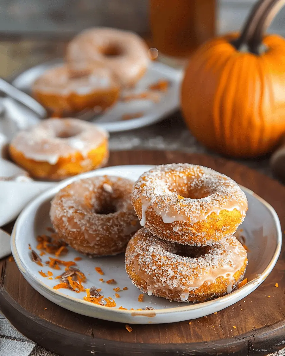 Easy Halloween Food Ideas: Indulgent Baked Pumpkin Donuts Recipe