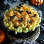 Easy Halloween food ideas : Halloween Monster Mac and Cheese