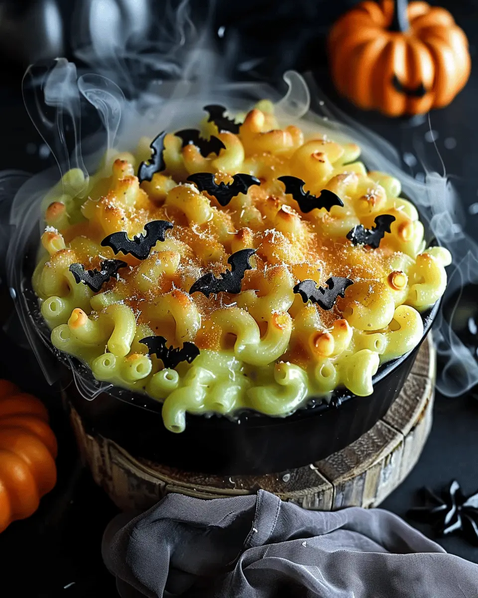 Easy Halloween food ideas: Delightfully Spooky Monster Mac and Cheese