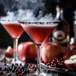 Easy Halloween food ideas : Poison Apple Martini