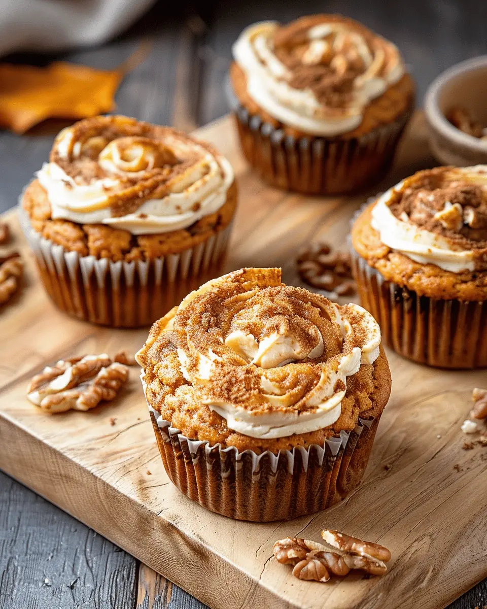 Easy Halloween food ideas: Indulgent Pumpkin Cream Cheese Muffins