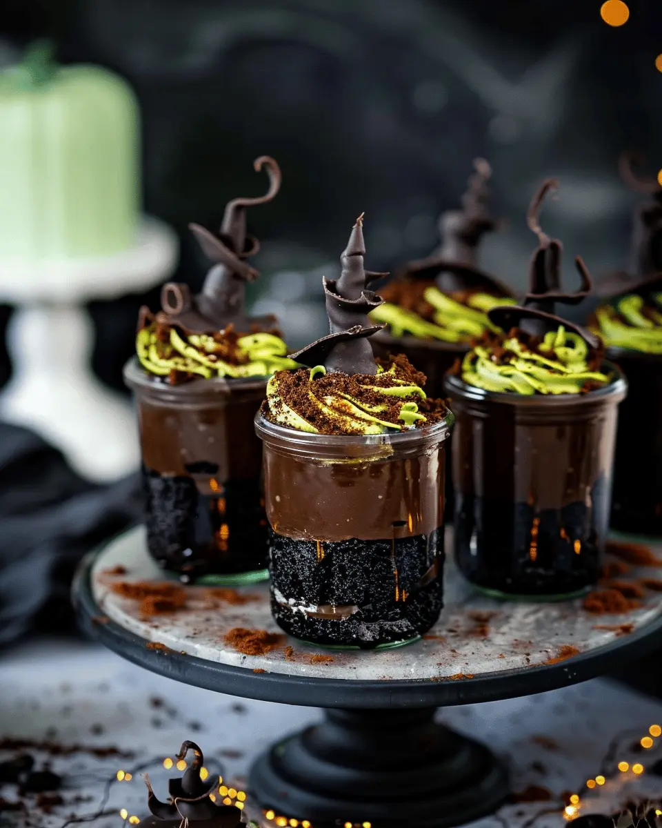 Easy Halloween Food Ideas: Indulgent Witches’ Brew Cake Jars