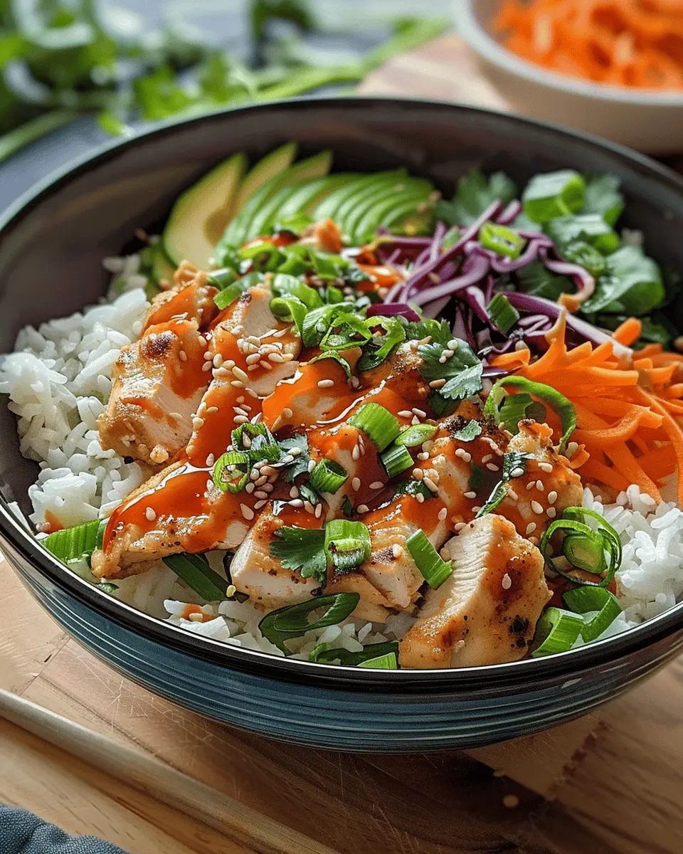 Easy Healthy Dinner Recipes: Bang Bang Chicken Bowl for Beginners