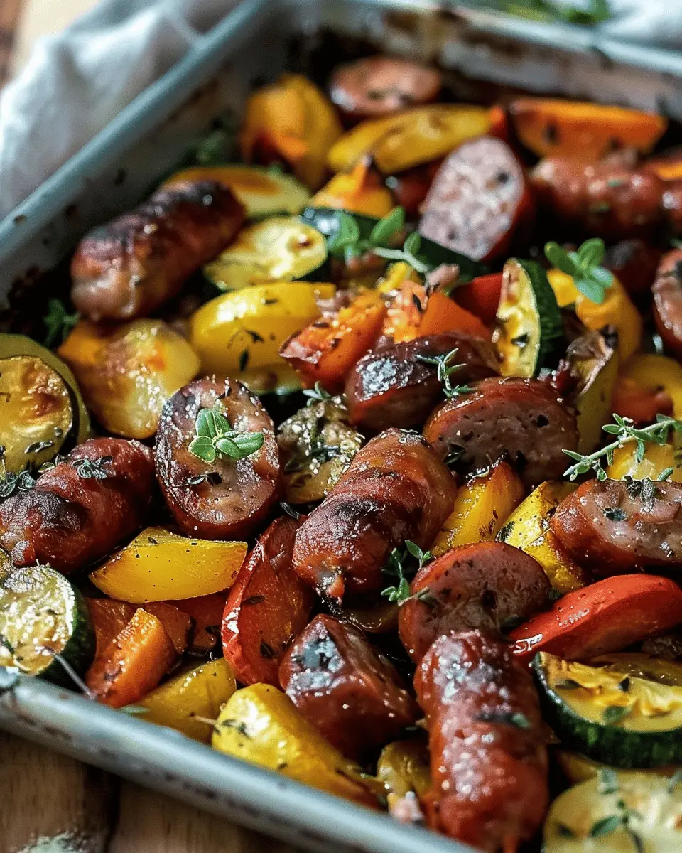 Easy Healthy Dinner Recipes: Sheet Pan Turkey Bacon & Veggies Delight