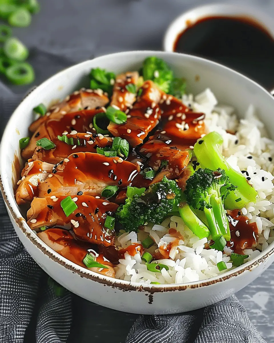 Easy Healthy Dinner Recipes: The Best Teriyaki Chicken Rice Bowl
