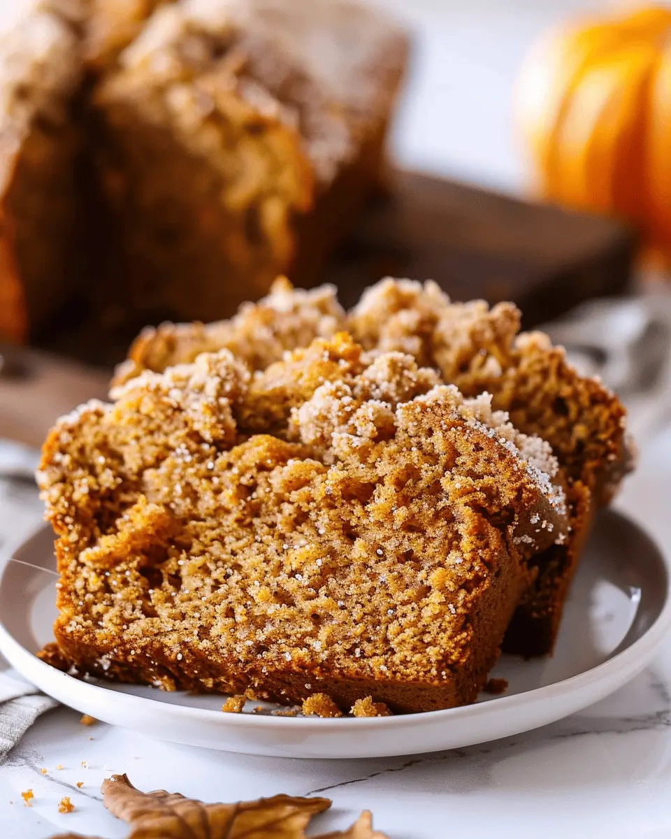 Easy Moist Pumpkin Bread Recipe: Best Fall Treat with Crumb Topping
