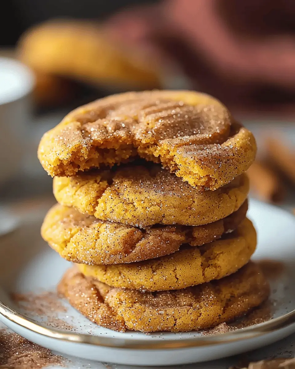 Easy Pumpkin Cookie Recipes: Indulgent Chewy Pumpkin Snickerdoodle Cookies