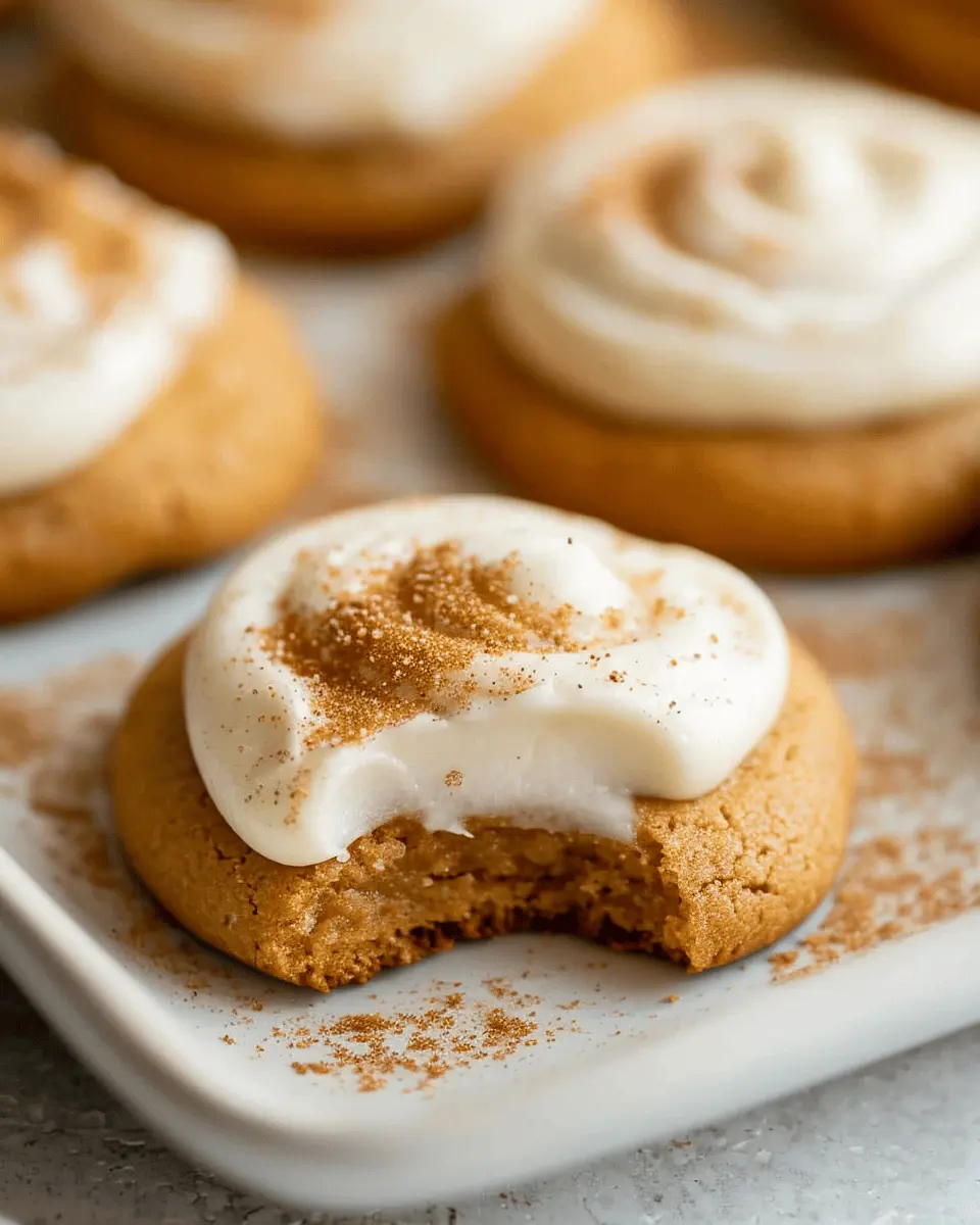 Easy Pumpkin Cookie Recipes: Indulgent Pumpkin Spice Sugar Cookies with Cream Cheese Frosting