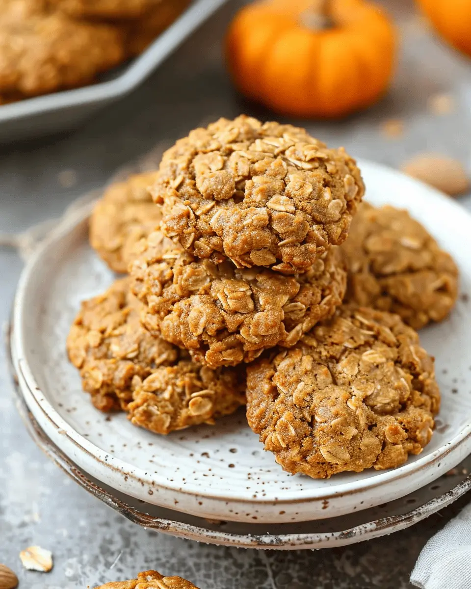Easy Pumpkin Cookie Recipes: Soft and Chewy Oatmeal Delights