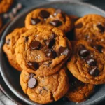 Easy Pumpkin Cookie recipes dessert : Soft and Chewy Vegan Pumpkin Chocolate Chip Cookies