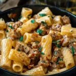 Easy Recipes Dinner : Creamy Italian Sausage Rigatoni